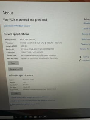 Dell Vostro Desktop PC – Intel Core i3-2120 3.30GHz, 4GB RAM, Windows 10 Pro - Thumbnail 5