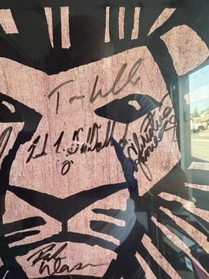 The Lion King Broadway Musical Poster – Signed by Cast – Framed Collectible - Thumbnail 9