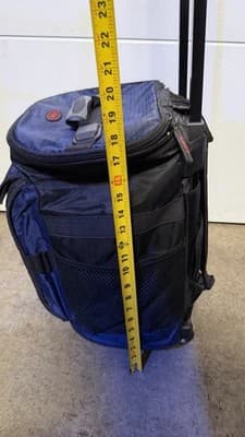 Chicago Bears Rolling Cooler Backpack Insulated Wheeled Tailgate Bag w/Handle - Thumbnail 13