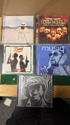 Lot of 5 R&B Hip Hop CDs Musiq Soulchild Dru Hill 7th Time Brian McKnight