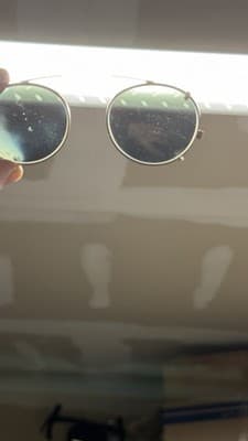 Emporio Armani Round Gold Tone Sunglasses Dark Lenses 852 008 45□22 w/Case - Thumbnail 15
