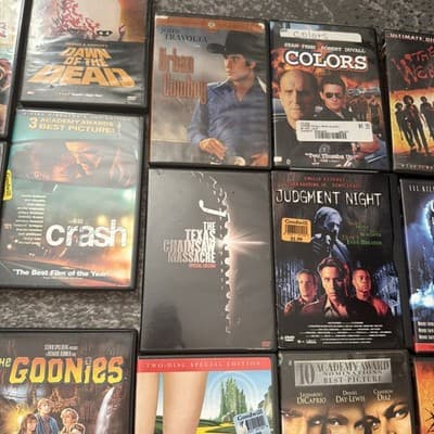 Huge DVD Movie Lot Horror Action Classics + Bonus Rod Stewart CD - Thumbnail 7