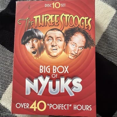 The Three Stooges: Big Box of Nyuks (DVD) - Thumbnail 2