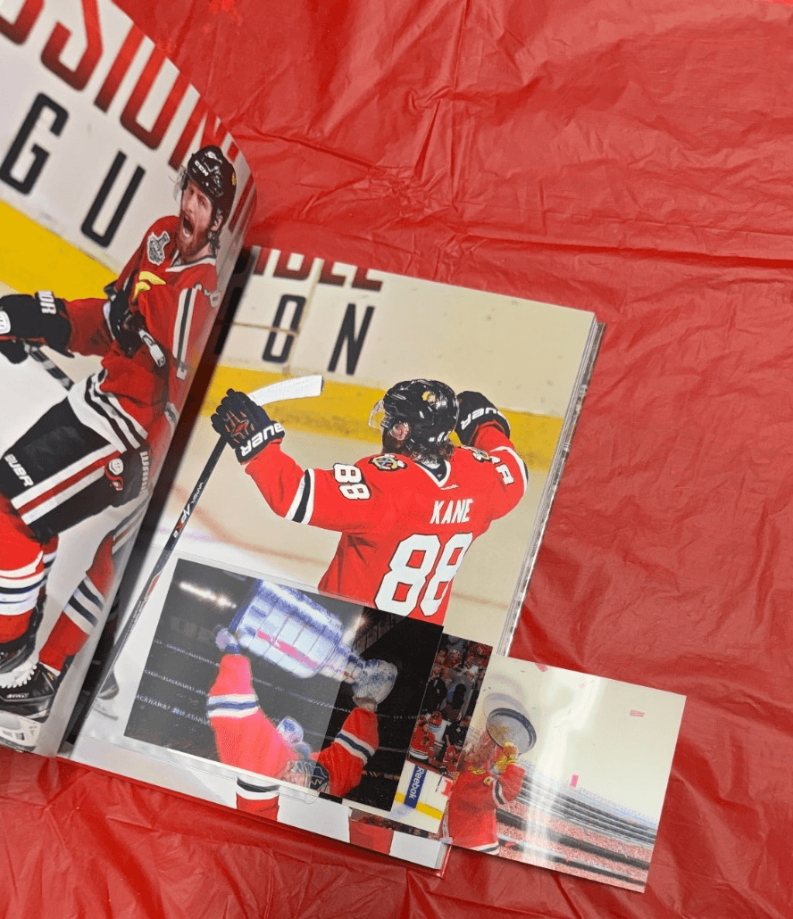 One Goal III Chicago Blackhawks 2015 Stanley Cup Book + DVD + Patch - Thumbnail 5