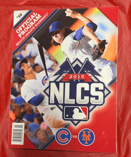 2015 NLCS Official Program Chicago Cubs vs New York Mets MLB Baseball
