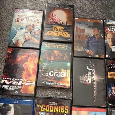 Huge DVD Movie Lot Horror Action Classics + Bonus Rod Stewart CD - Thumbnail 8