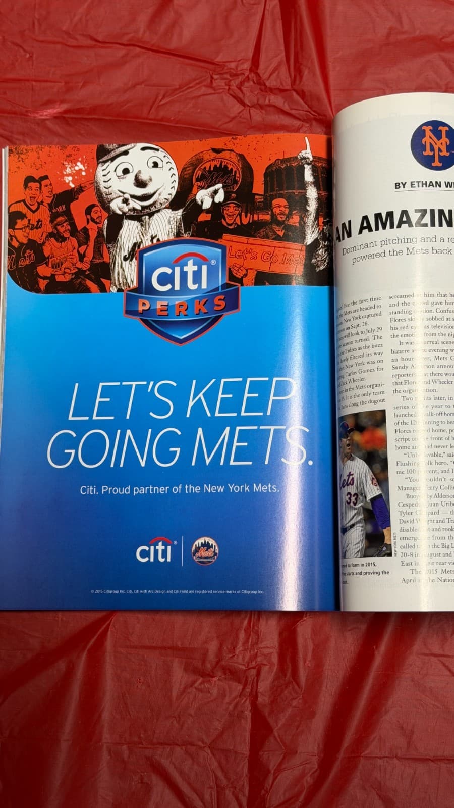 2015 NLCS Official Program Chicago Cubs vs New York Mets MLB Baseball - Thumbnail 4