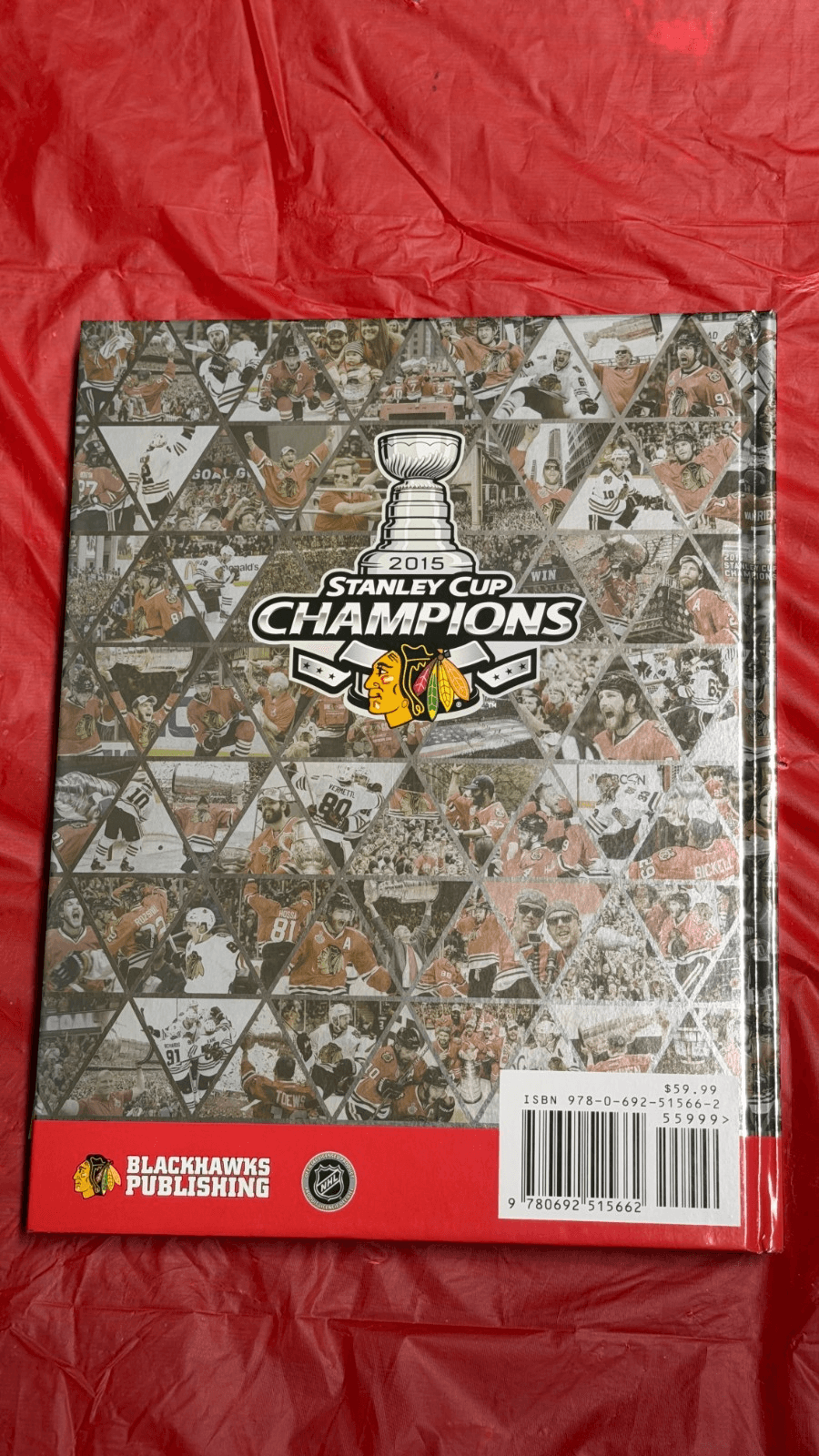 One Goal III Chicago Blackhawks 2015 Stanley Cup Book + DVD + Patch - Thumbnail 15