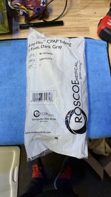 Roscoe Easy-Flex CPAP Tubing Hose 6ft Dark Gray EASY-FLEX6 New Sealed - Thumbnail 3
