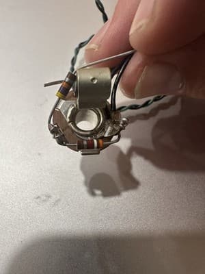 SwitchCraft Vintage Audio Jack Socket Assembly with Resistors & Shield - Thumbnail 10