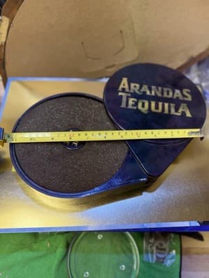 Arandas Tequila Lime Juice Rimmer Margarita Salt Sugar Bar Tool Black - Thumbnail 4