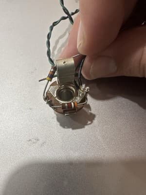 SwitchCraft Vintage Audio Jack Socket Assembly with Resistors & Shield - Thumbnail 5