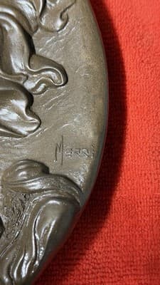 Rhodes Studios Moses and the Ten Commandments Bronze Plate 1986 #27434 - Thumbnail 5