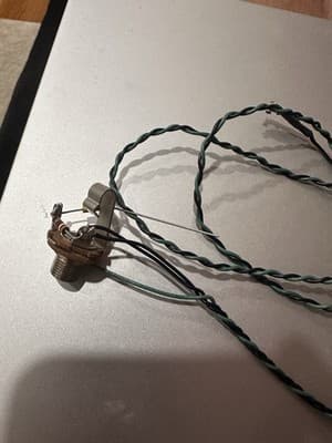 SwitchCraft Vintage Audio Jack Socket Assembly with Resistors & Shield - Thumbnail 3