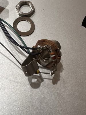SwitchCraft Vintage Audio Jack Socket Assembly with Resistors & Shield - Thumbnail 13