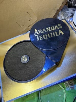 Arandas Tequila Lime Juice Rimmer Margarita Salt Sugar Bar Tool Black - Thumbnail 2