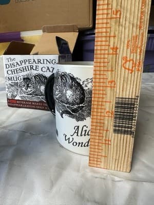 Disappearing Cheshire Cat Mug Alice in Wonderland Heat Change w/ Box - Thumbnail 5