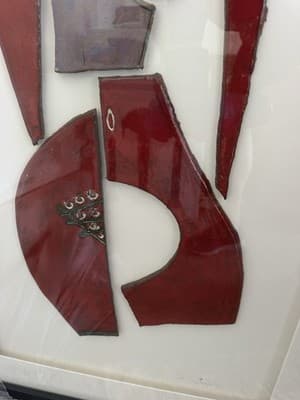 Kimmy Cantrell Ceramic Wall Sculpture – Framed – Approx. 50” x 26” - Thumbnail 8