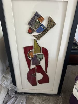 Kimmy Cantrell Ceramic Wall Sculpture – Framed – Approx. 50” x 26” - Thumbnail 13