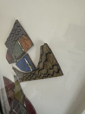 Kimmy Cantrell Ceramic Wall Sculpture – Framed – Approx. 50” x 26” - Thumbnail 7