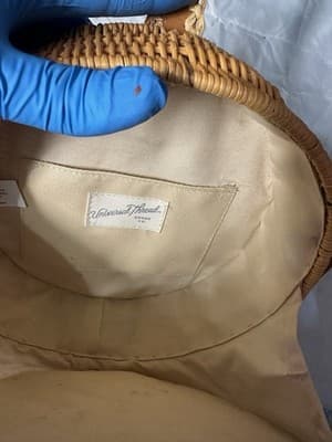 Universal Thread Round Rattan Crossbody Bag Wicker Straw Purse Tan - Thumbnail 6