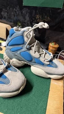 Size 5.5 - Adidas Yeezy 500 High Frosted Blue - Thumbnail 3