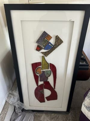 Kimmy Cantrell Ceramic Wall Sculpture – Framed – Approx. 50” x 26” - Thumbnail 12