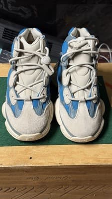 Size 5.5 - Adidas Yeezy 500 High Frosted Blue - Thumbnail 5