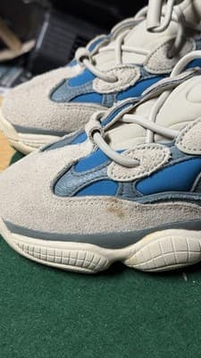 Size 5.5 - Adidas Yeezy 500 High Frosted Blue - Thumbnail 7