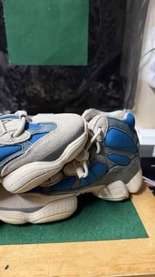 Size 5.5 - Adidas Yeezy 500 High Frosted Blue - Thumbnail 13