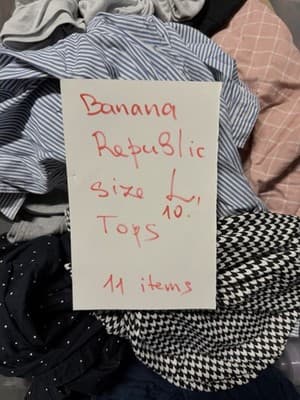 Banana Republic Women’s Clothing Lot Size L / 10 – 11 Pieces Tops & Blouses