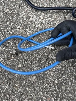 Gepco Blue BNC Male to Male Coaxial Cable – Video/Signal Patch Lead - Thumbnail 3