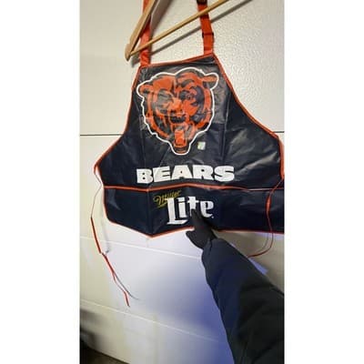 Chicago Bears Miller Lite NFL Football Grilling BBQ Apron - Thumbnail 3
