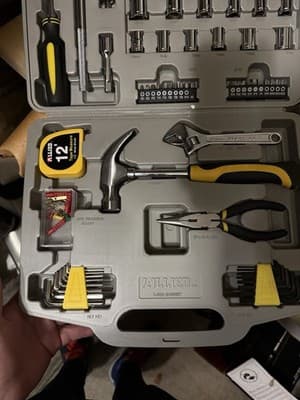VILLED 39-Piece Home Repair Tool Set with Case – Complete Kit - Thumbnail 2
