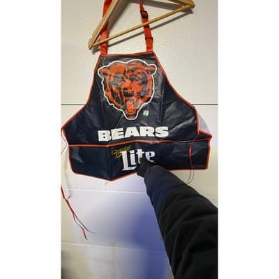 Chicago Bears Miller Lite NFL Football Grilling BBQ Apron - Thumbnail 2