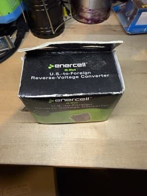 Enercell 40-Watt U.S.-to-Foreign Reverse Voltage Converter – Travel Adapter - Thumbnail 3