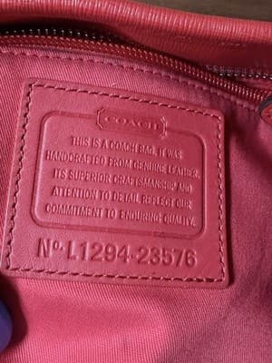 Coach Zip Top Tote Women's Handbag - Gold/1941 Red - Thumbnail 5