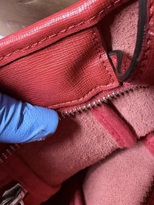 Coach Zip Top Tote Women's Handbag - Gold/1941 Red - Thumbnail 6