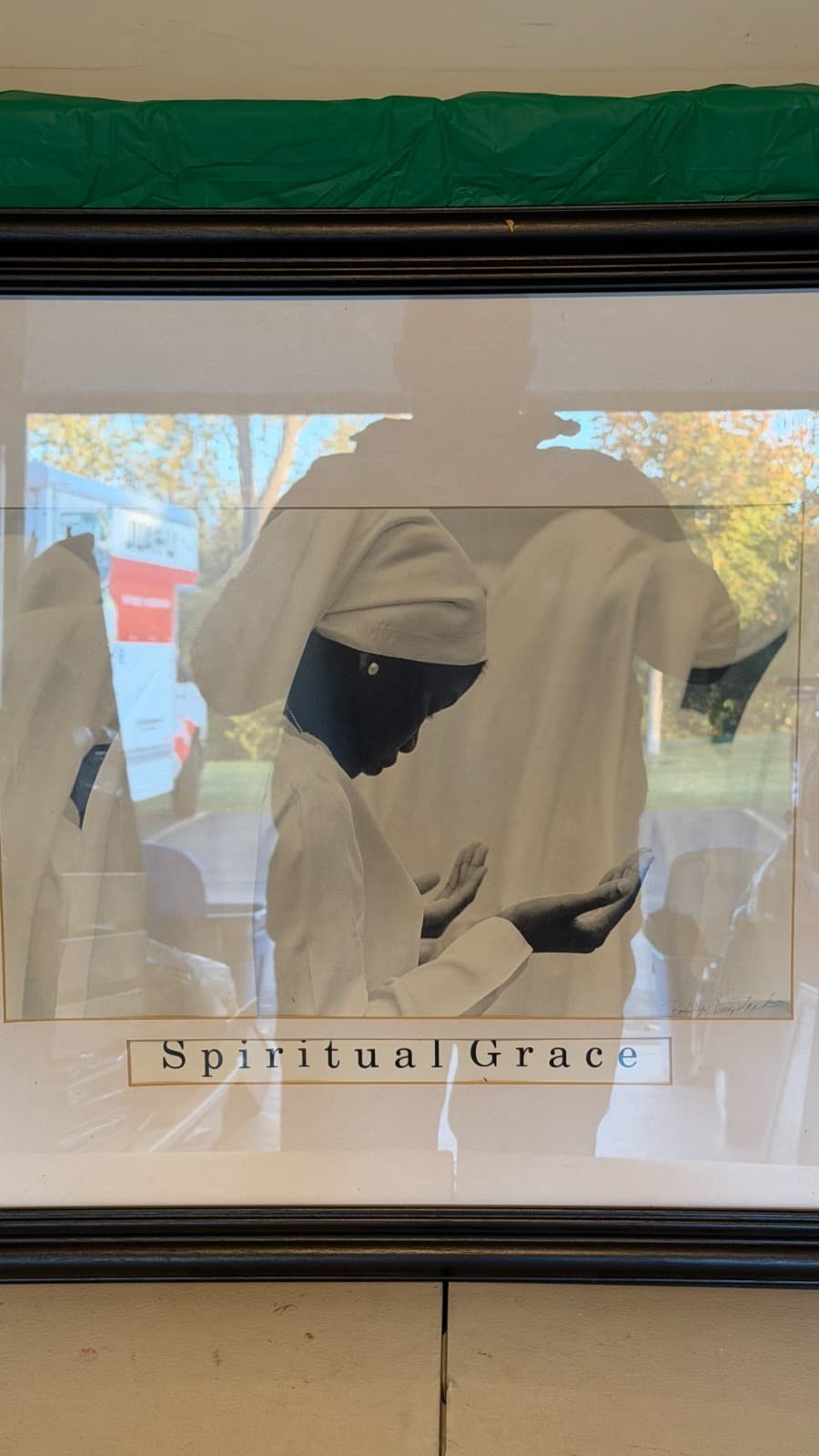 “Spiritual Grace” Black & White Art Print – Framed – Signed by Artist - Thumbnail 3