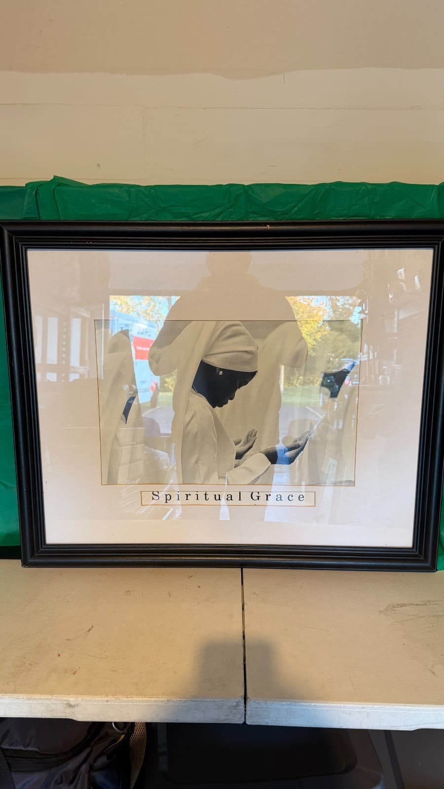 “Spiritual Grace” Black & White Art Print – Framed – Signed by Artist - Thumbnail 2