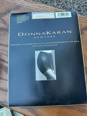 Donna Karan Sheer Satin Pantyhose DK Palomino Medium