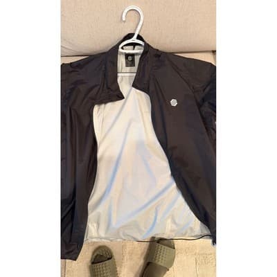 Siroko V1 Cycling Windbreaker Jacket Mens Large Black Full Zip Reflective V1-L - Thumbnail 8
