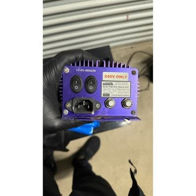 Lumatek LK6240D 600W Digital Electronic Ballast 240V MH HPS Dimmable Purple - Thumbnail 3