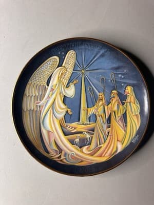 "Glad Tidings" by RobertS, ahlerona Christmas, 1978plates, "Bethlehem Christmas,