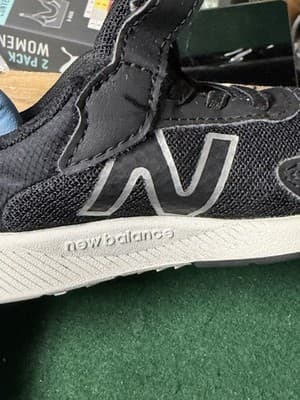New Balance Kids Black Hook Loop Sneakers Toddler Running Shoes Size 7.5 - Thumbnail 11