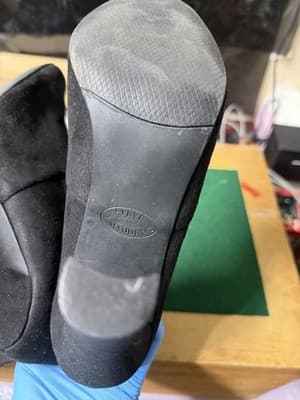 Steve Madden Gorgeous Thigh High Black Suede Boots Women’s 8.5M New - Thumbnail 4