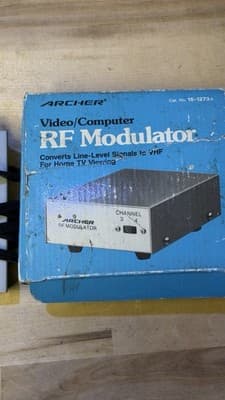 Archer Video/Computer RF Modulator Cat No 15-1273A w Box Channel 3/4 - Thumbnail 2