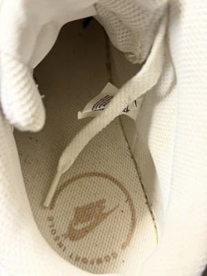 Nike Court Vision Mid White Tan Sneakers Women’s 8.5 EUR 40 CD5436-104 - Thumbnail 8