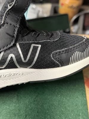 New Balance Kids Black Hook Loop Sneakers Toddler Running Shoes Size 7.5 - Thumbnail 10