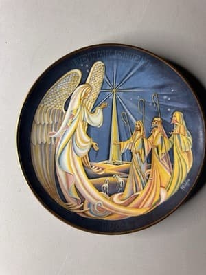 "Glad Tidings" by RobertS, ahlerona Christmas, 1978plates, "Bethlehem Christmas, - Thumbnail 6